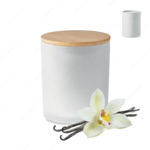 Svijeća mirisna KEOPS LARGE vanilija, bijela