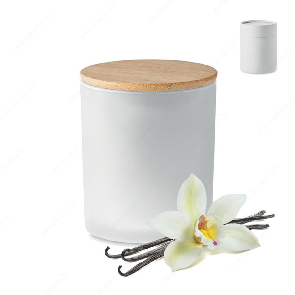 MO6621-06 Svijeća mirisna KEOPS LARGE vanilija bijela