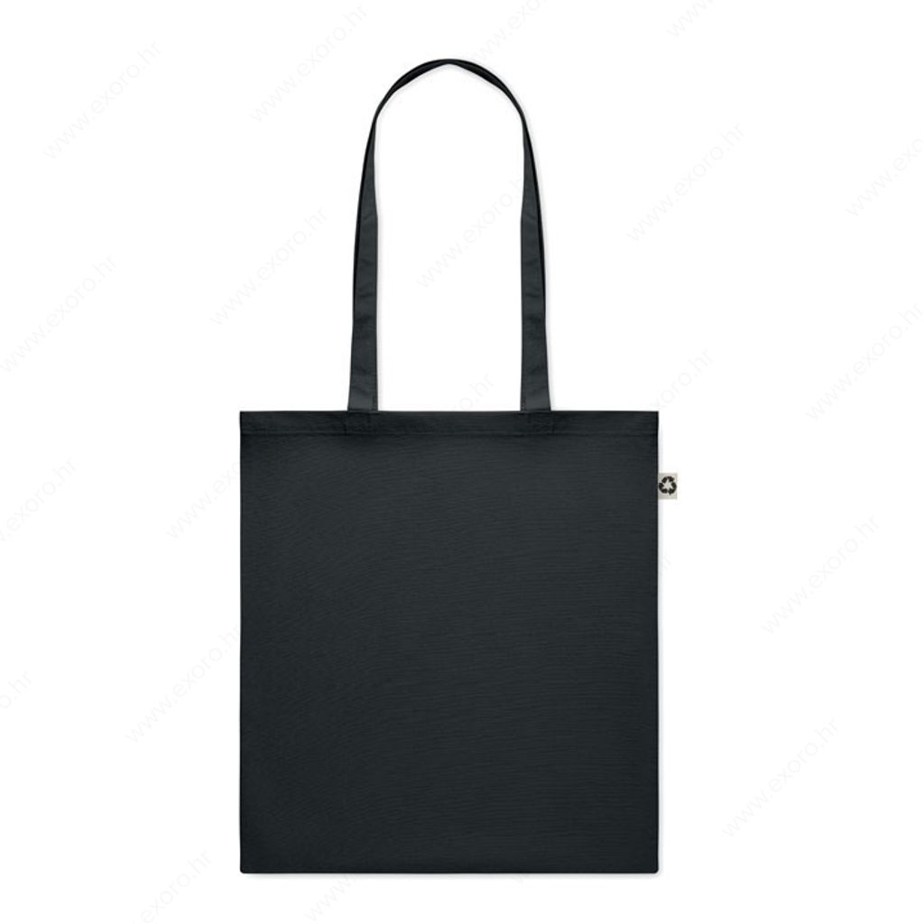 MO6674-03 Torba shopping ZOCO COLOUR pamučna, duge ručke, 140g., crna