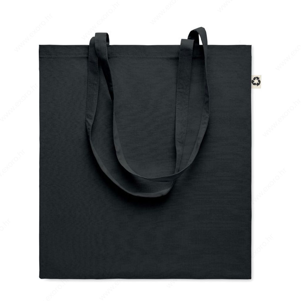 MO6674-03 Torba shopping ZOCO COLOUR pamučna, duge ručke, 140g., crna