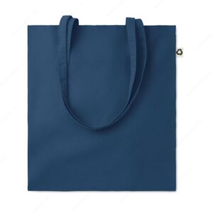 MO6674-85 Torba shopping ZOCO COLOUR pamučna, duge ručke, 140g., tamno plava