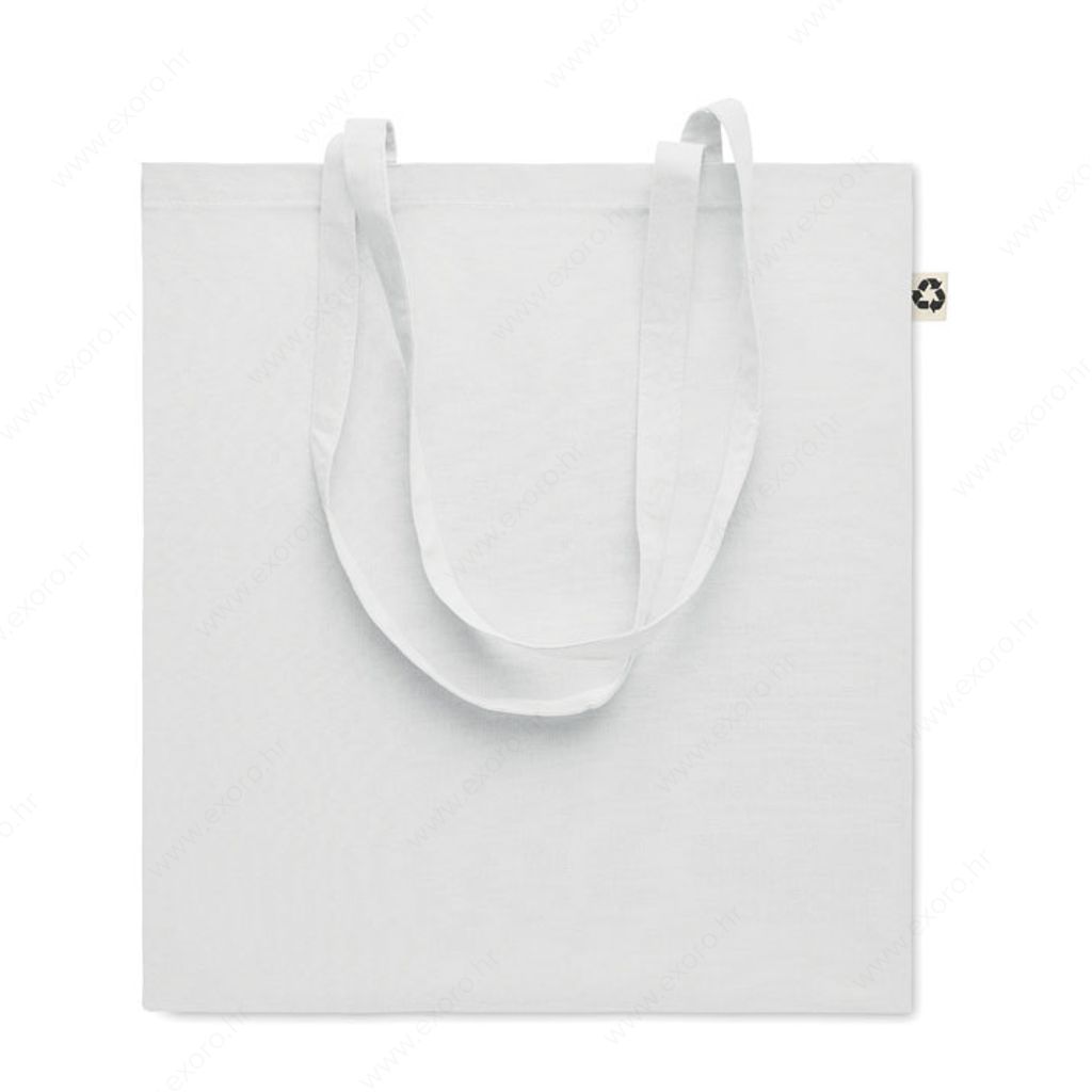 MO6674-06 Torba shopping ZOCO COLOUR pamučna, duge ručke, 140g., bijela