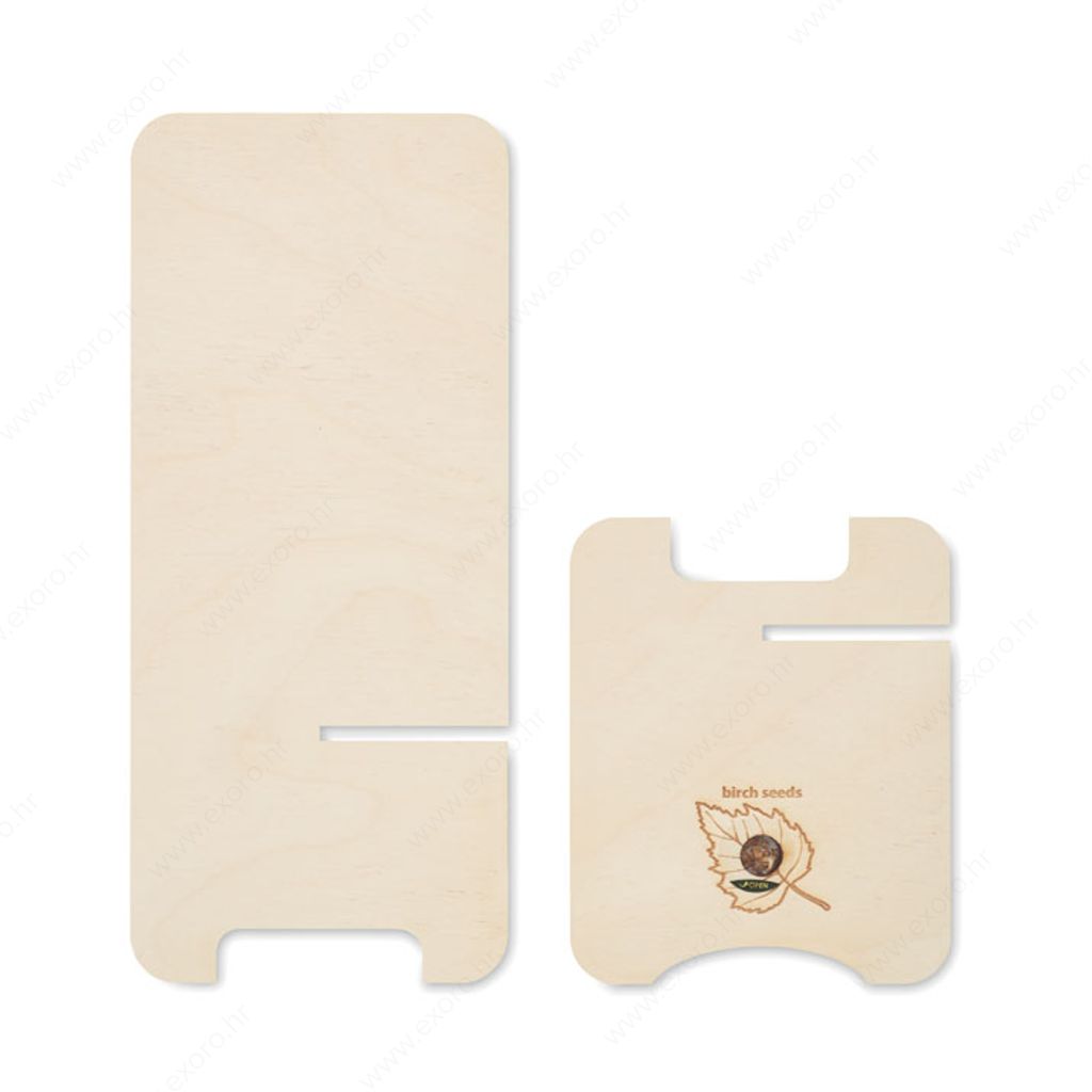 MO6690-40 Stalak za mobitel GROUW STAND drveni