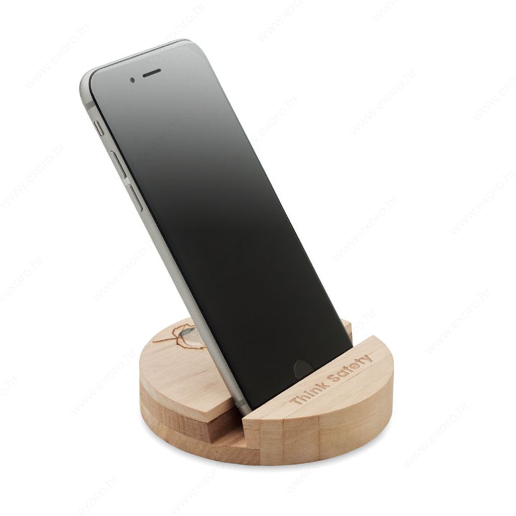 MO6691-40 Stalak za mobitel GROW ROUND STAND drveni
