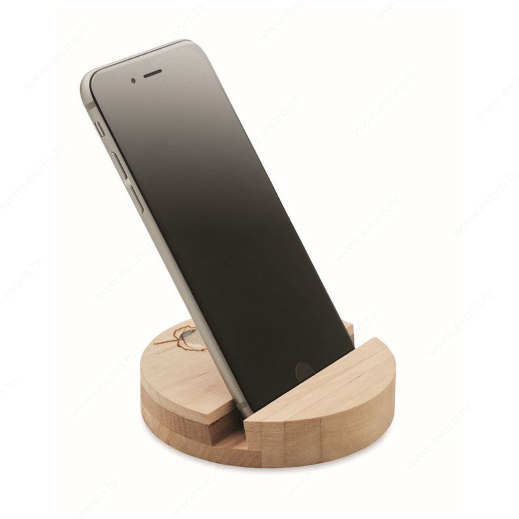 MO6691-40 Stalak za mobitel GROW ROUND STAND drveni