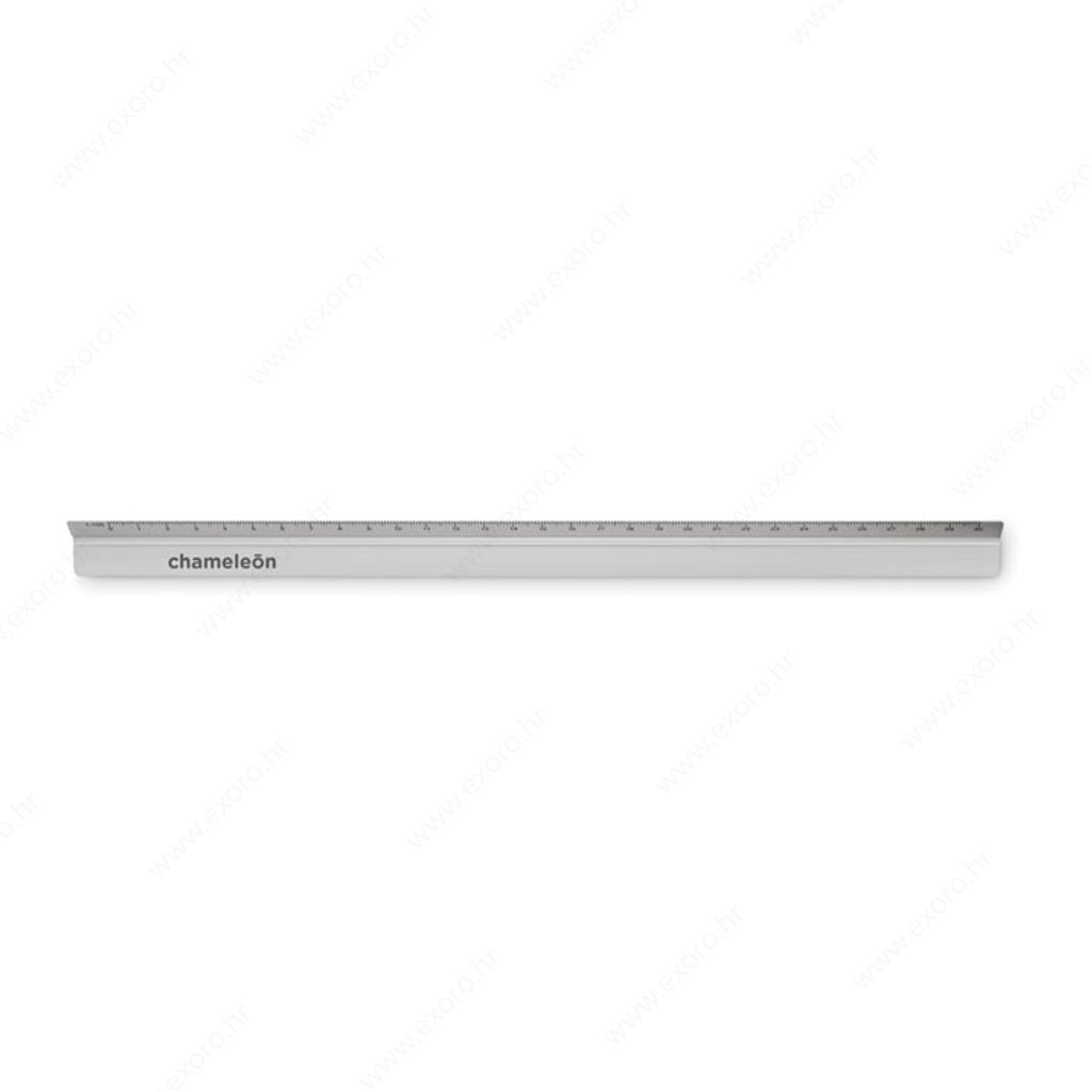 MO6698-16 Ravnalo TRIA od aluminija 30 cm, mat srebrni