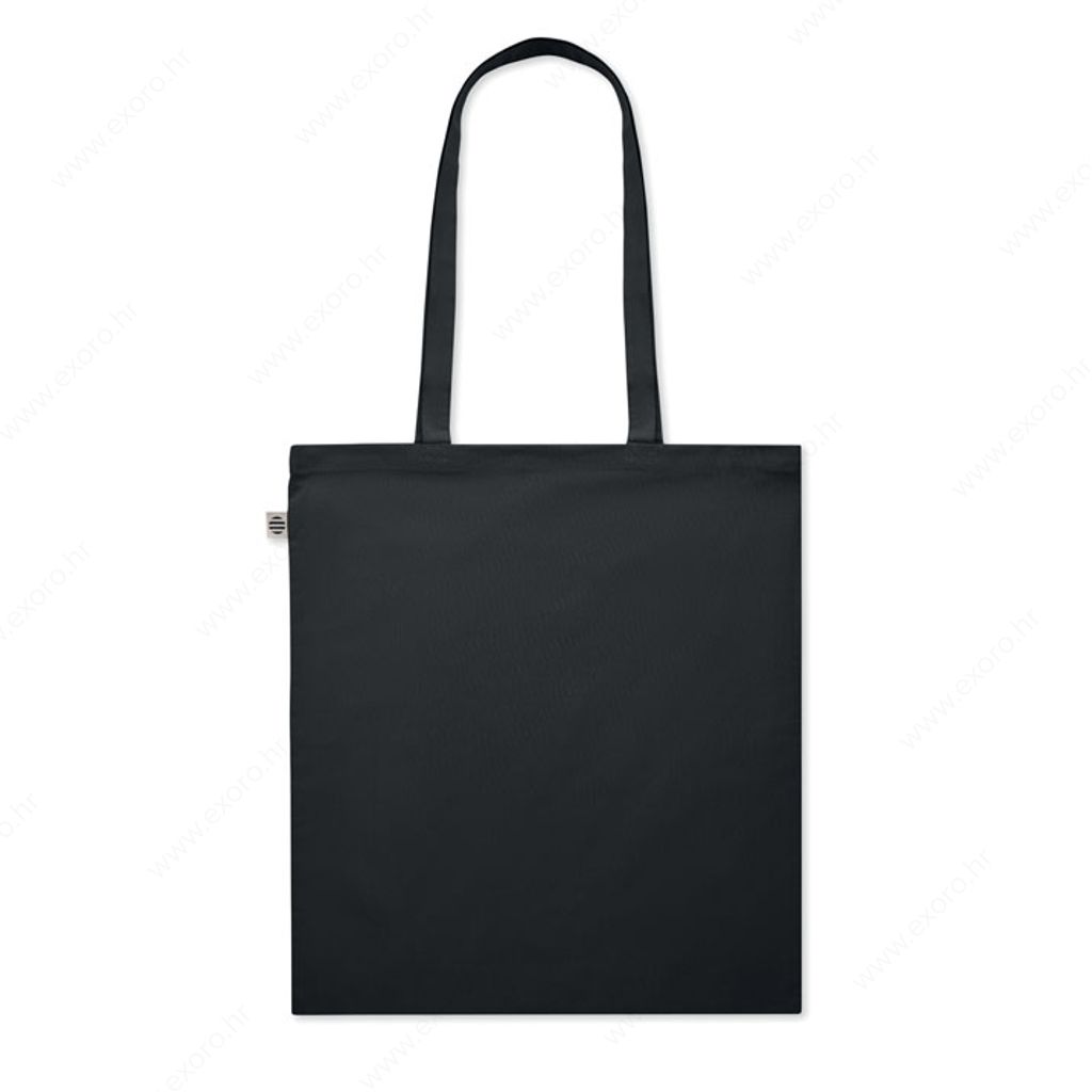 MO6711-03 Torba shopping NUORO COLOUR pamučna, duge ručke, 180g., crna