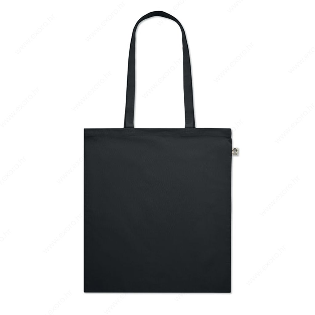 MO6711-03 Torba shopping NUORO COLOUR pamučna, duge ručke, 180g., crna
