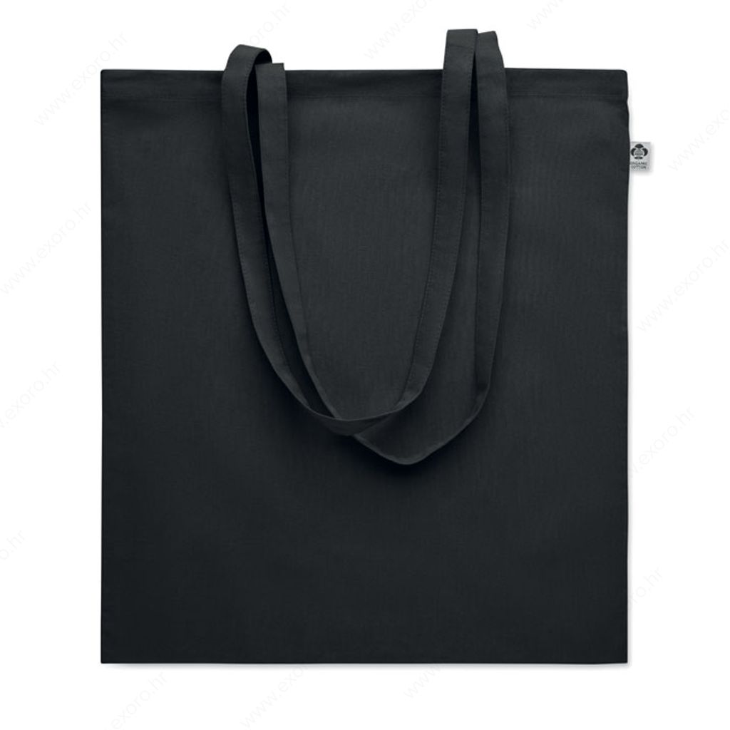 MO6711-03 Torba shopping NUORO COLOUR pamučna, duge ručke, 180g., crna