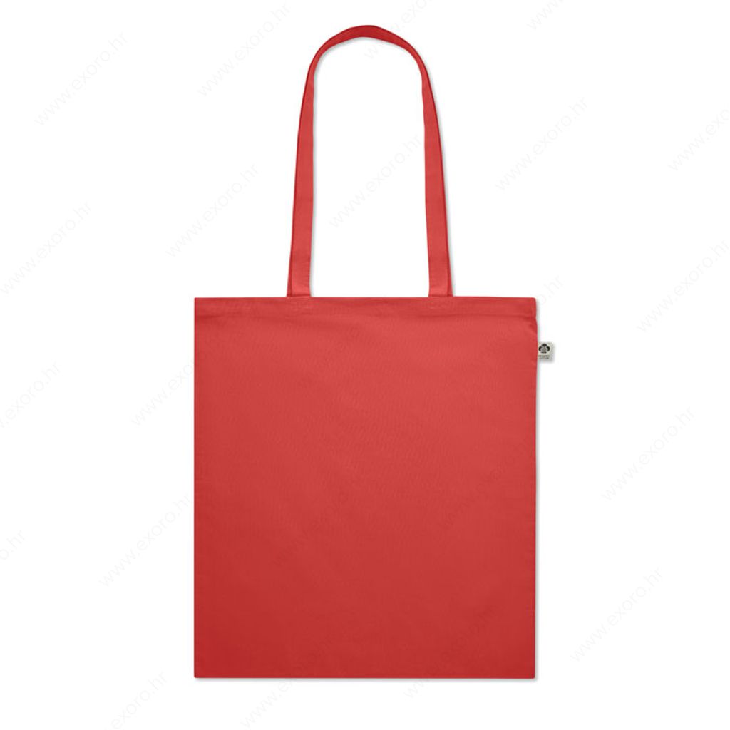 MO6711-05 Torba shopping NUORO COLOUR pamučna, duge ručke, 180g., crvena
