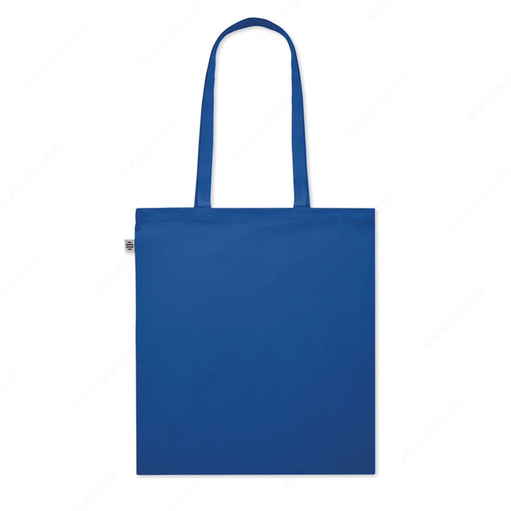 MO6711-37 Torba shopping NUORO COLOUR pamučna, duge ručke, 180g., royal plava