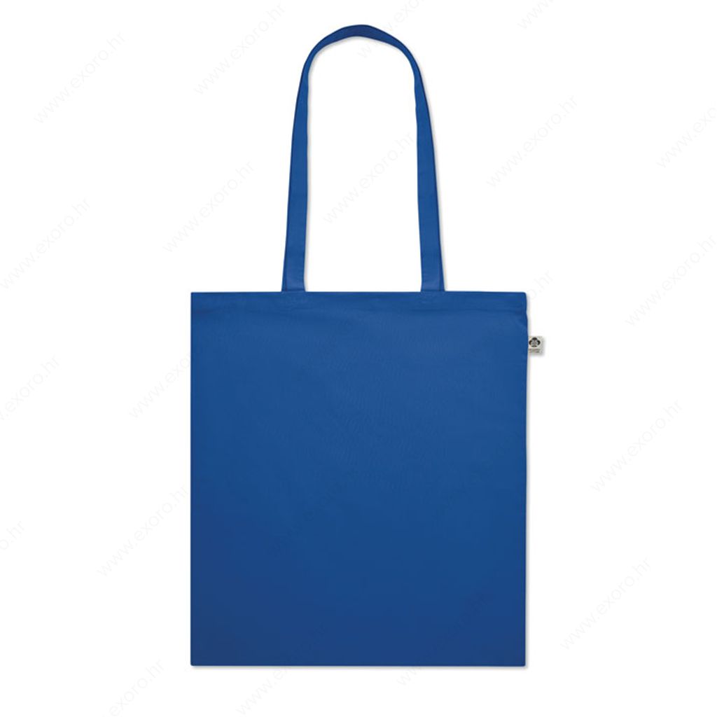 MO6711-37 Torba shopping NUORO COLOUR pamučna, duge ručke, 180g., royal plava