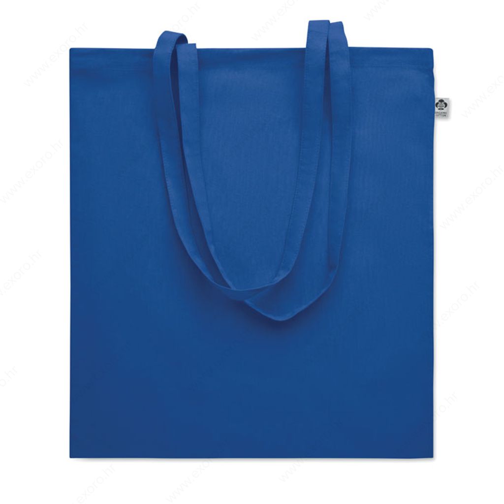 MO6711-37 Torba shopping NUORO COLOUR pamučna, duge ručke, 180g., royal plava