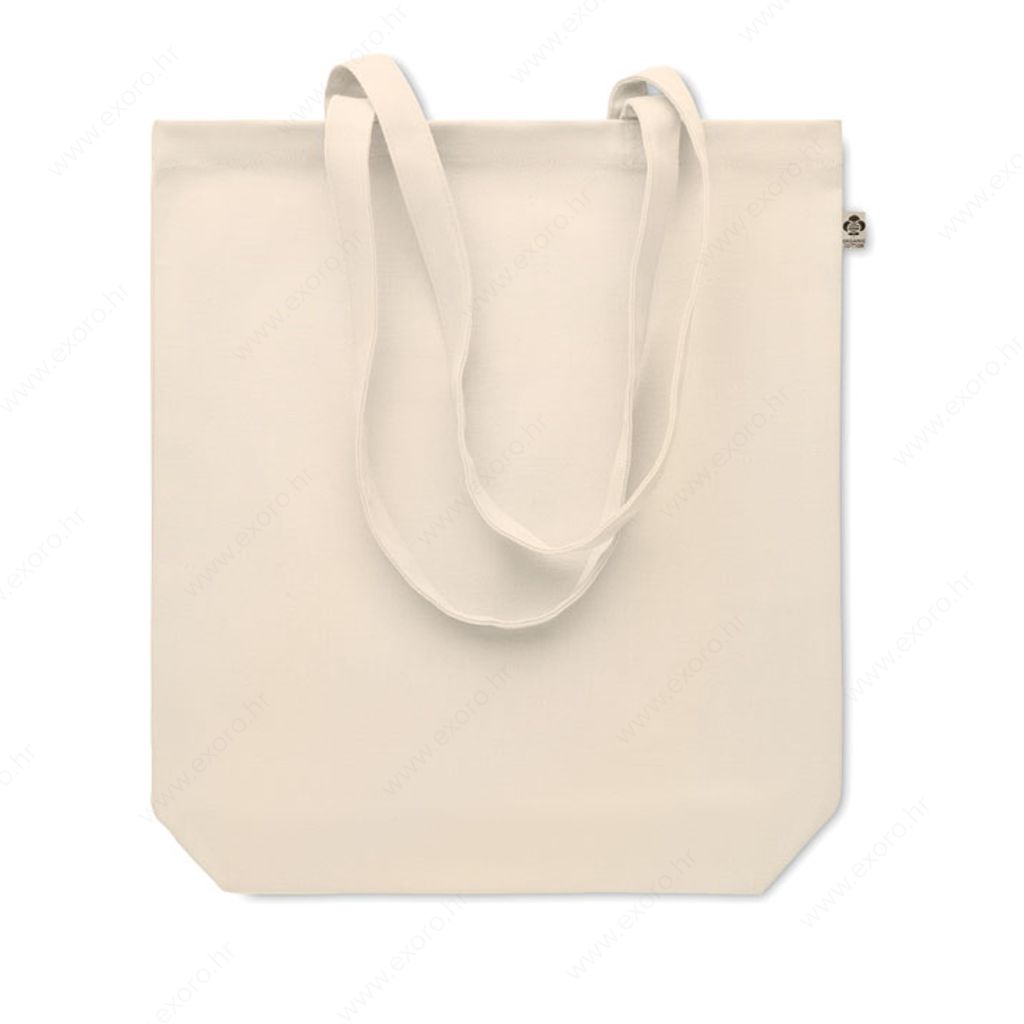 MO6712-13 Torba shopping RASSA+ pamučna sa dugim ručkama 280gr/m2, natur