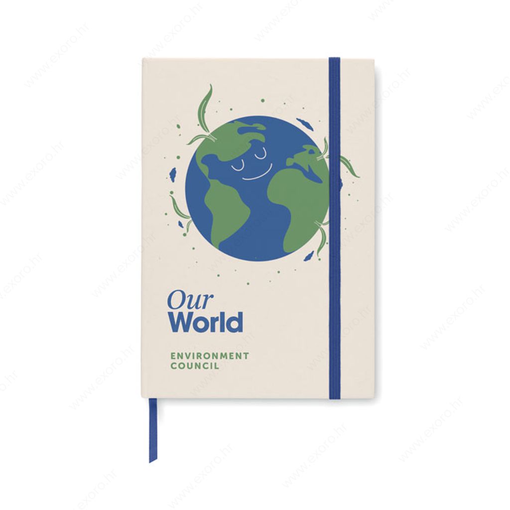 MO6743-04 Notes A5 MITO NOTE od kartona, plava gumica