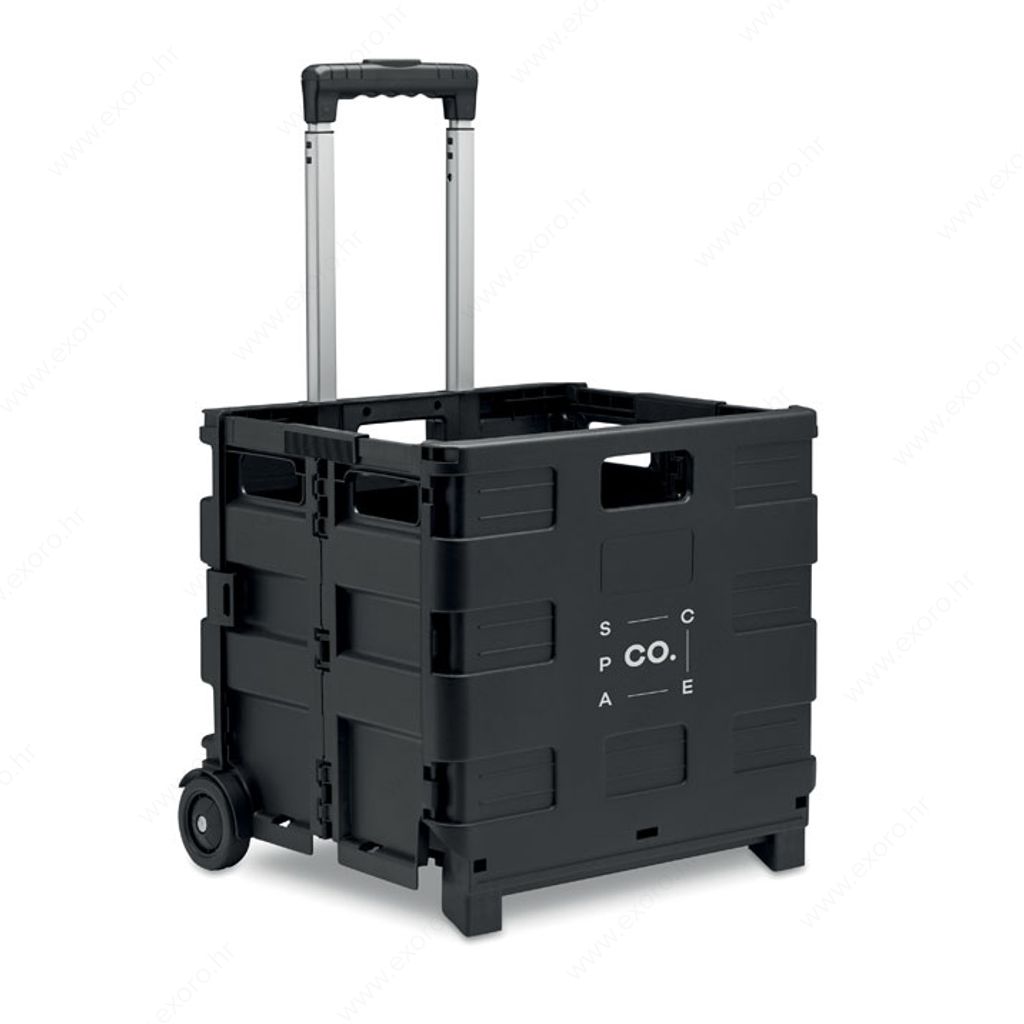 MO6746-03 Kolica CARRO pp, 38x36x3,3cm, crna