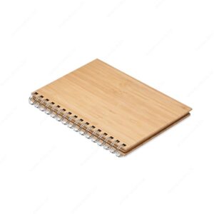 Notes spiralni A5 BRAM 70L, linije, drveni