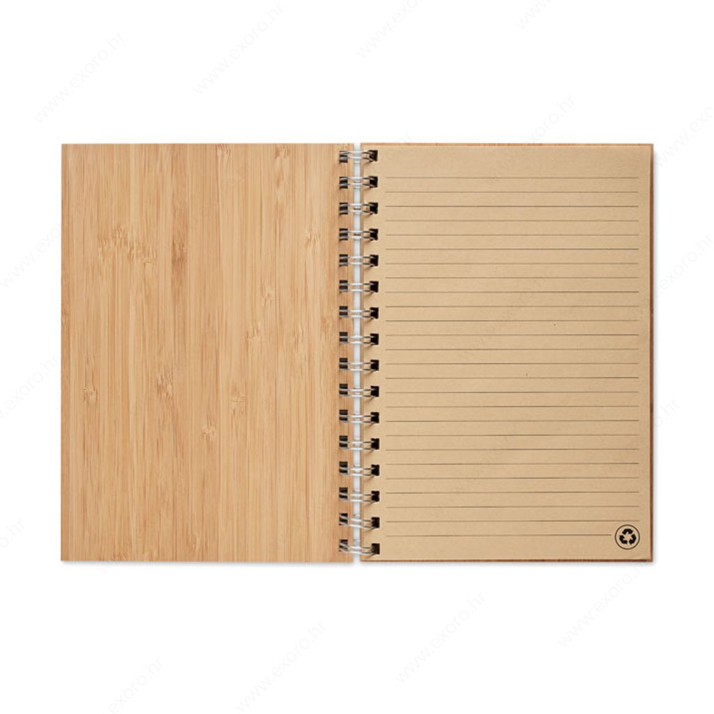 MO6790-40 Notes A5 BRAM, drveni