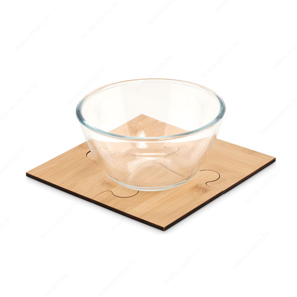 MO6796-40 Podmetač LEPY 21x21x0,5cm drveni