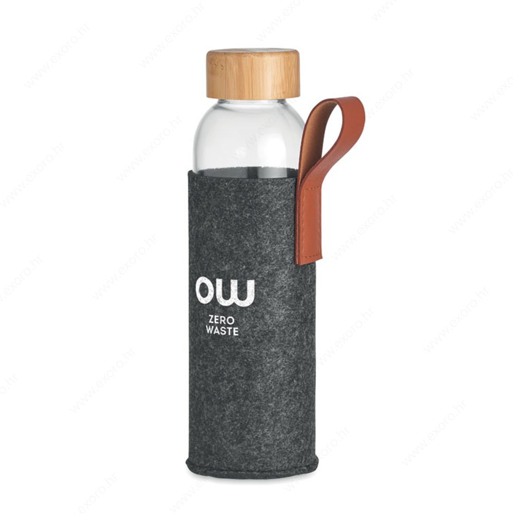 MO6800-15 Boca THAI staklena, 500ml, siva