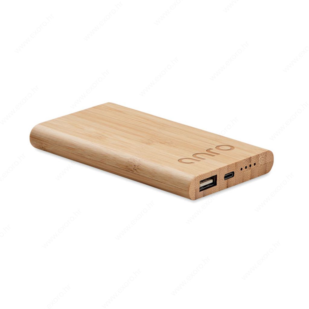 MO6814-40 Punjač prijenosni, bežični ARENAPOWER C 4000 mAh, drveni