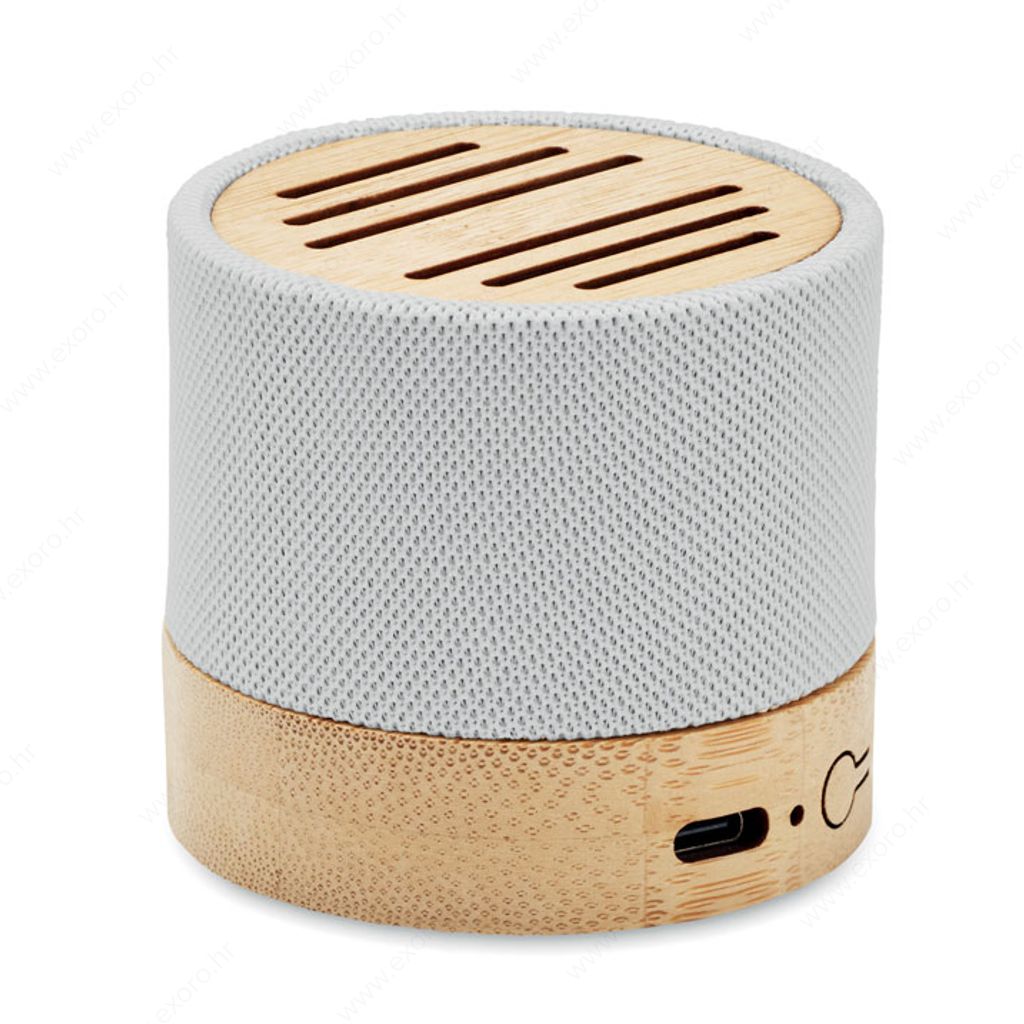 MO6847-06 Zvučnik bežični BOOL 300mAh, drveni/bijeli