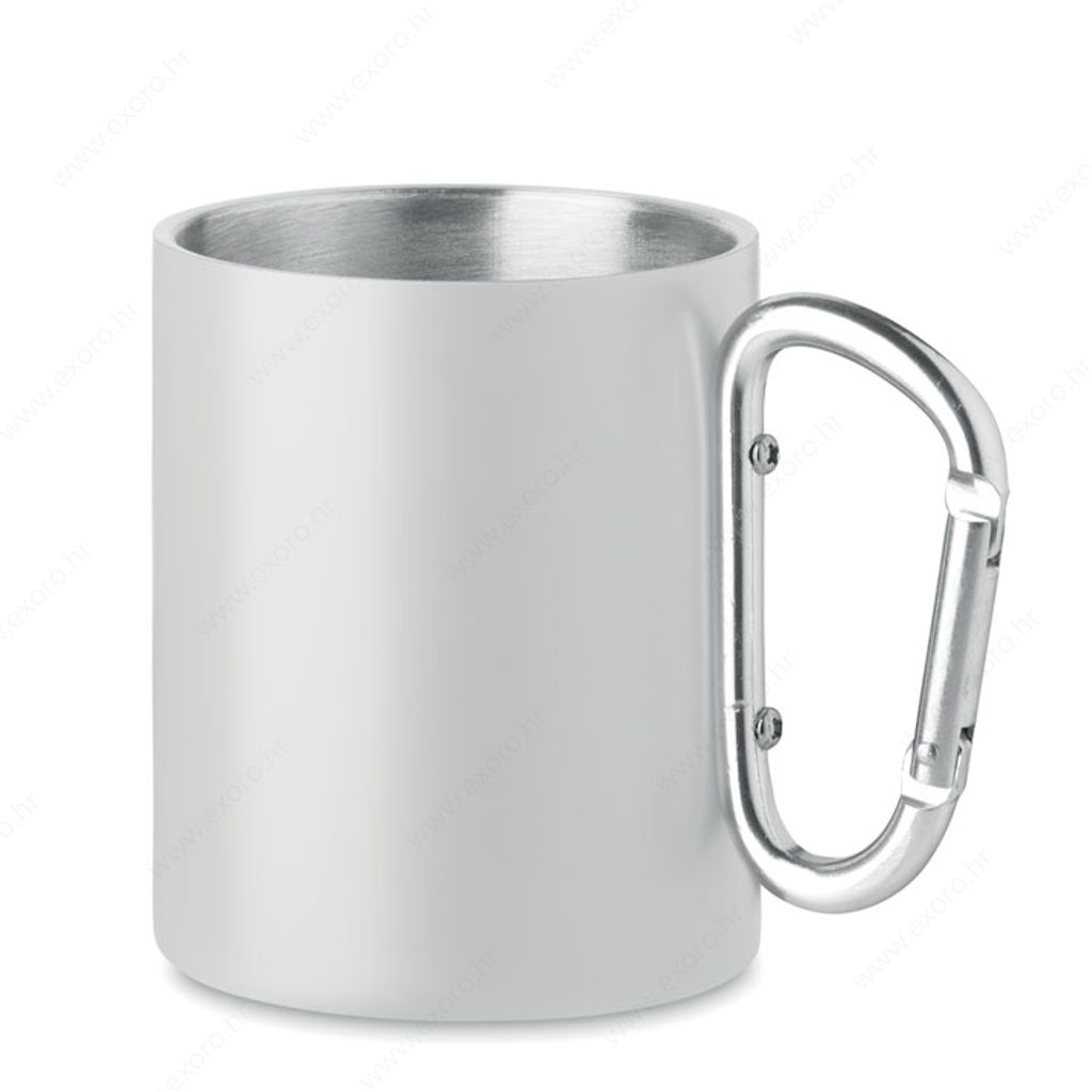 MO6873-06 Šalica TRUMBA metalna, 300ml, bijela