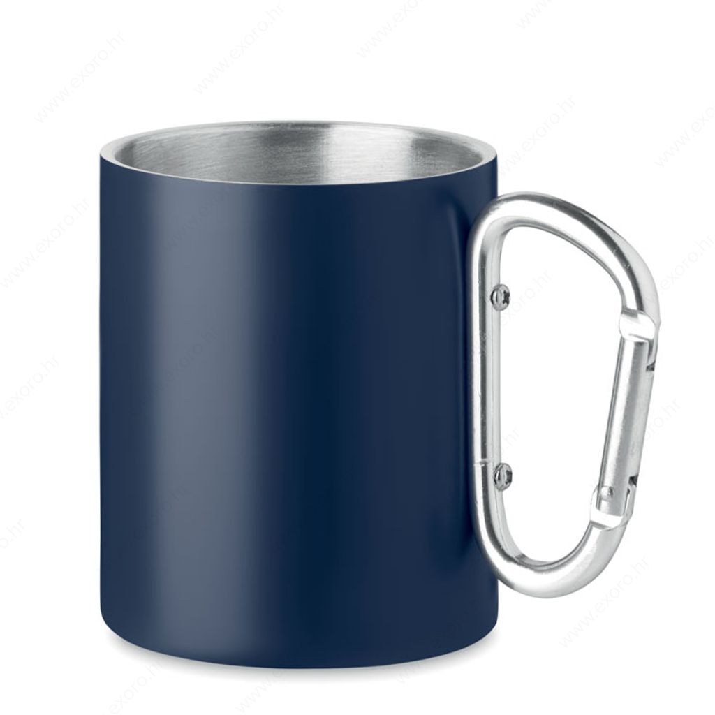 MO6873-85 Šalica TRUMBA metalna, 300ml, tamno plava