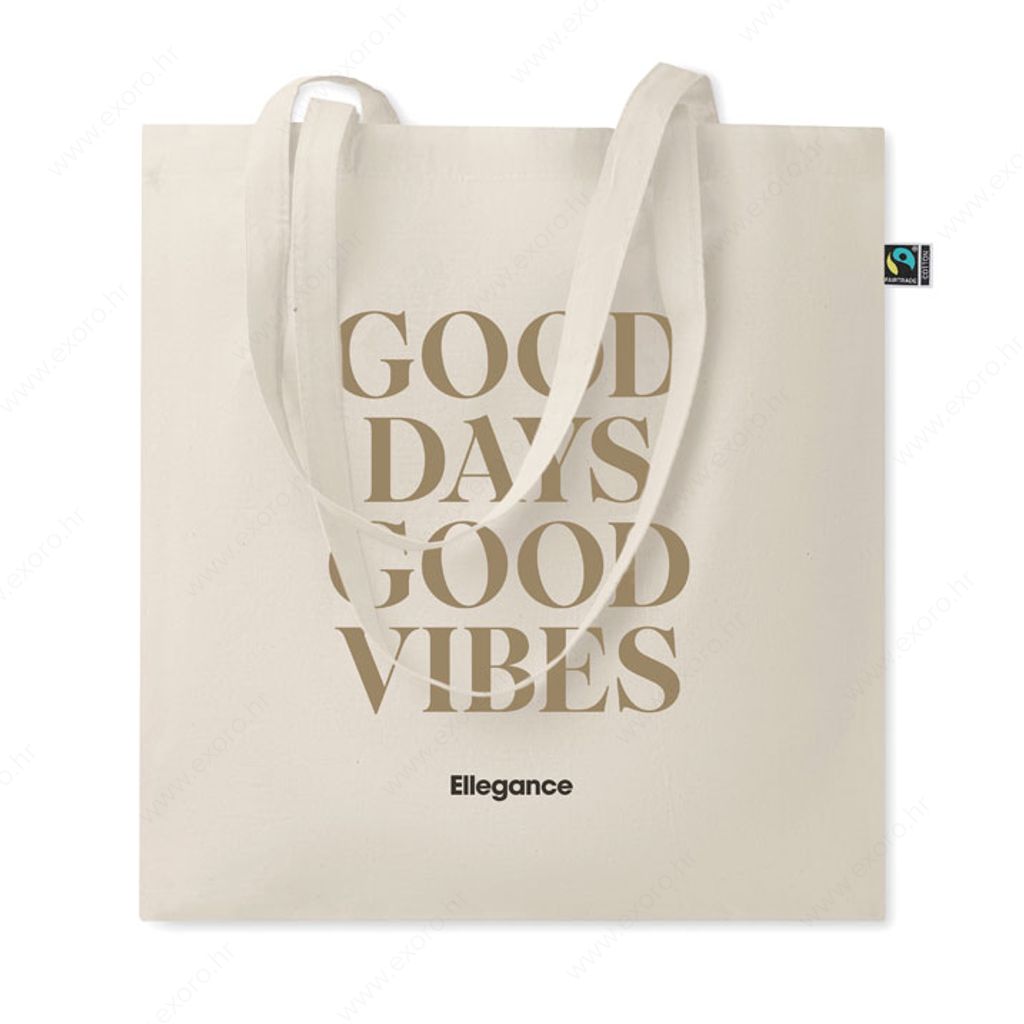 MO6899-13 Torba shopping OSOLE platnena s dugim ručkama 140gr. natur