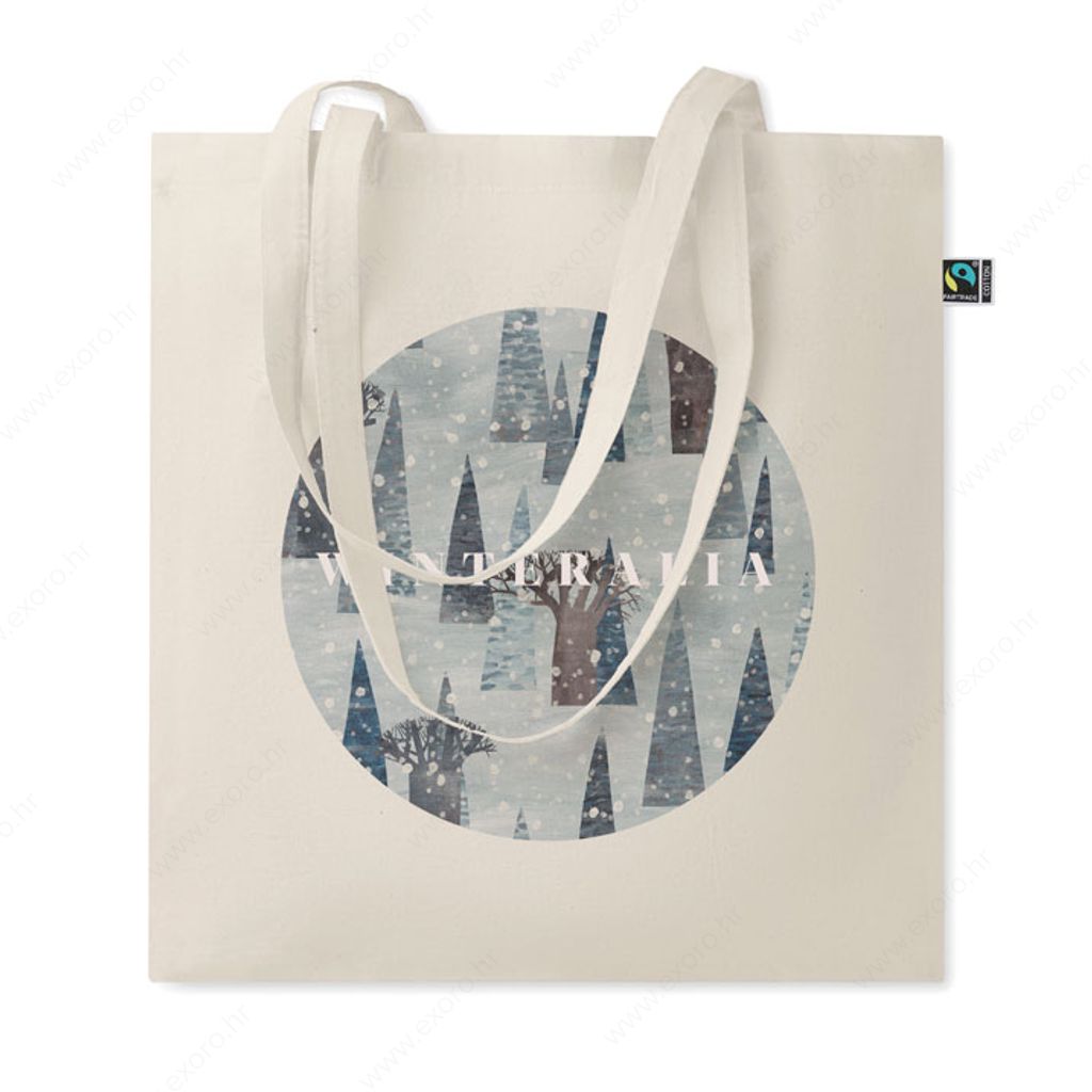 MO6900-13 Torba shopping OSOLE+ platnena s dugim ručkama 140gr. natur