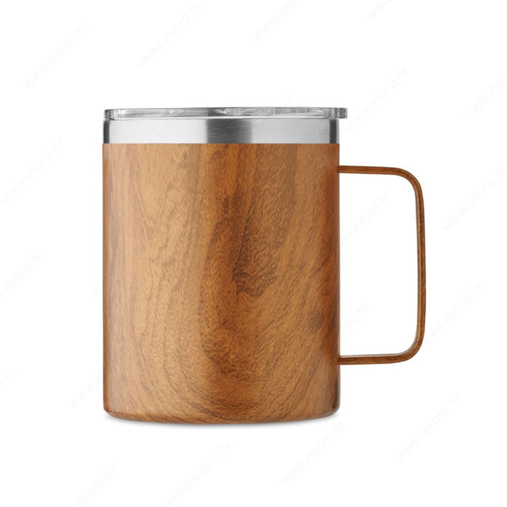 MO6933-01 Šalica NAMIB MUG termo, metalna, 300ml, boja drveta