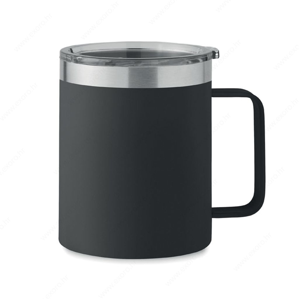 MO6934-03 Šalica INARI termo, metalna, 300ml, crna