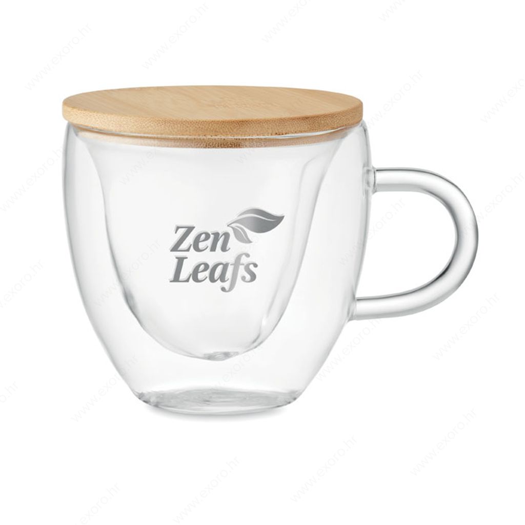 MO6937-22 Šalica CORAMUG staklena, 180ml, prozirna