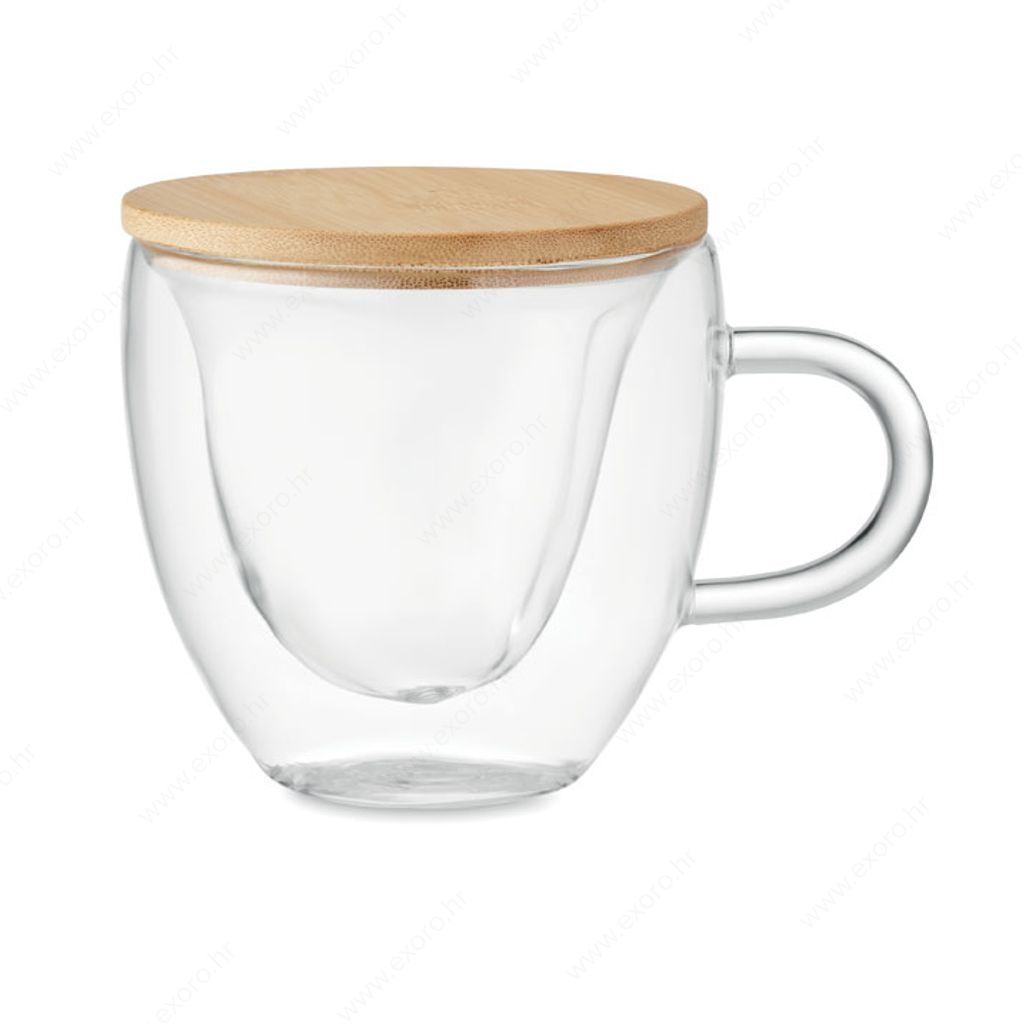 MO6937-22 Šalica CORAMUG staklena, 180ml, prozirna