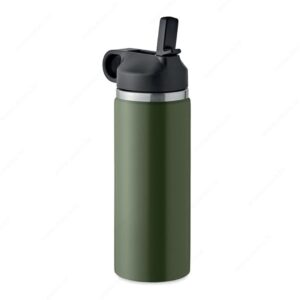 Boca termo IVALO metalna, 500ml, zelena (dark green)