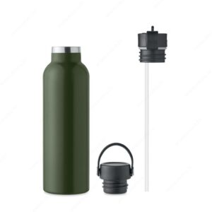 Boca termo BOALI metalna, 700ml, zelena (dark green)
