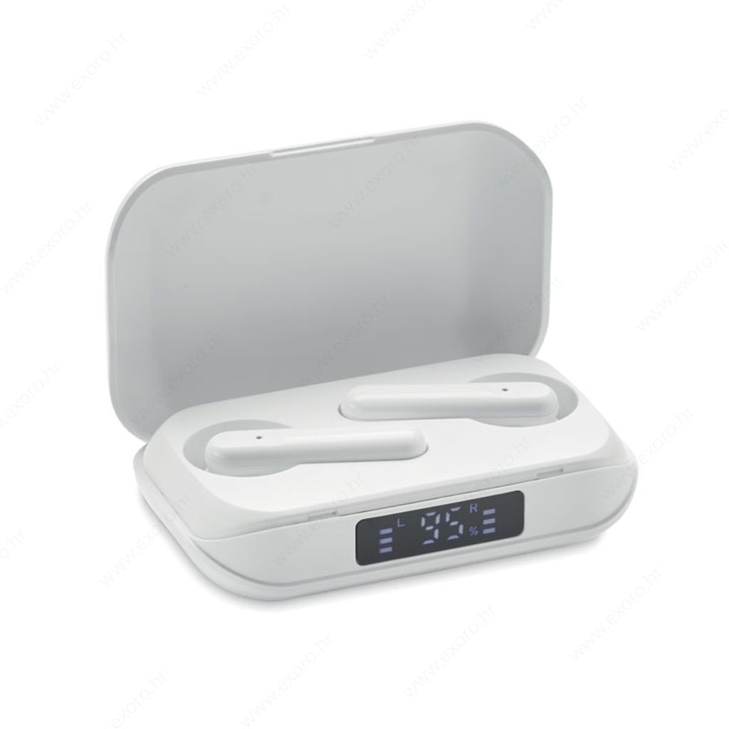 MO6946-06 Slušalice bežične QUAVER LCD zaslon, 5.3 bijele
