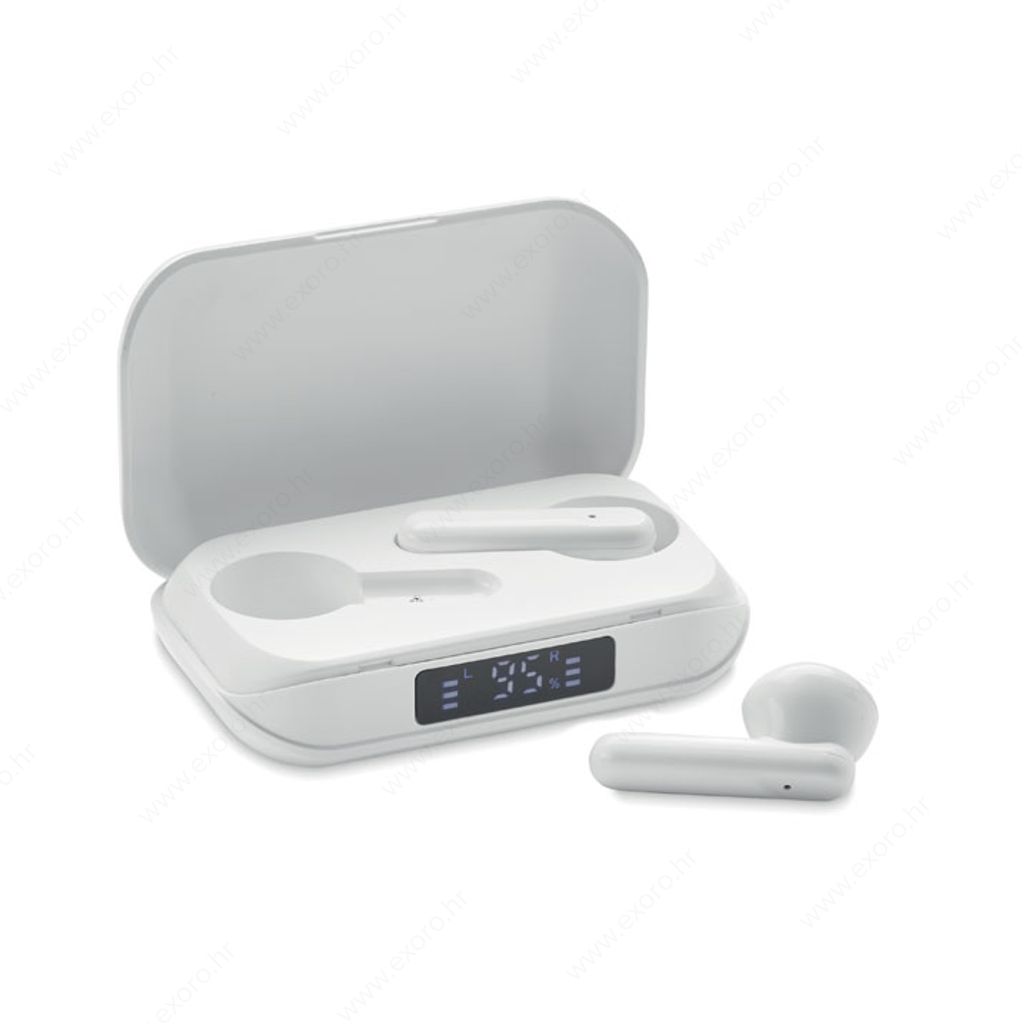 MO6946-06 Slušalice bežične QUAVER LCD zaslon, 5.3 bijele