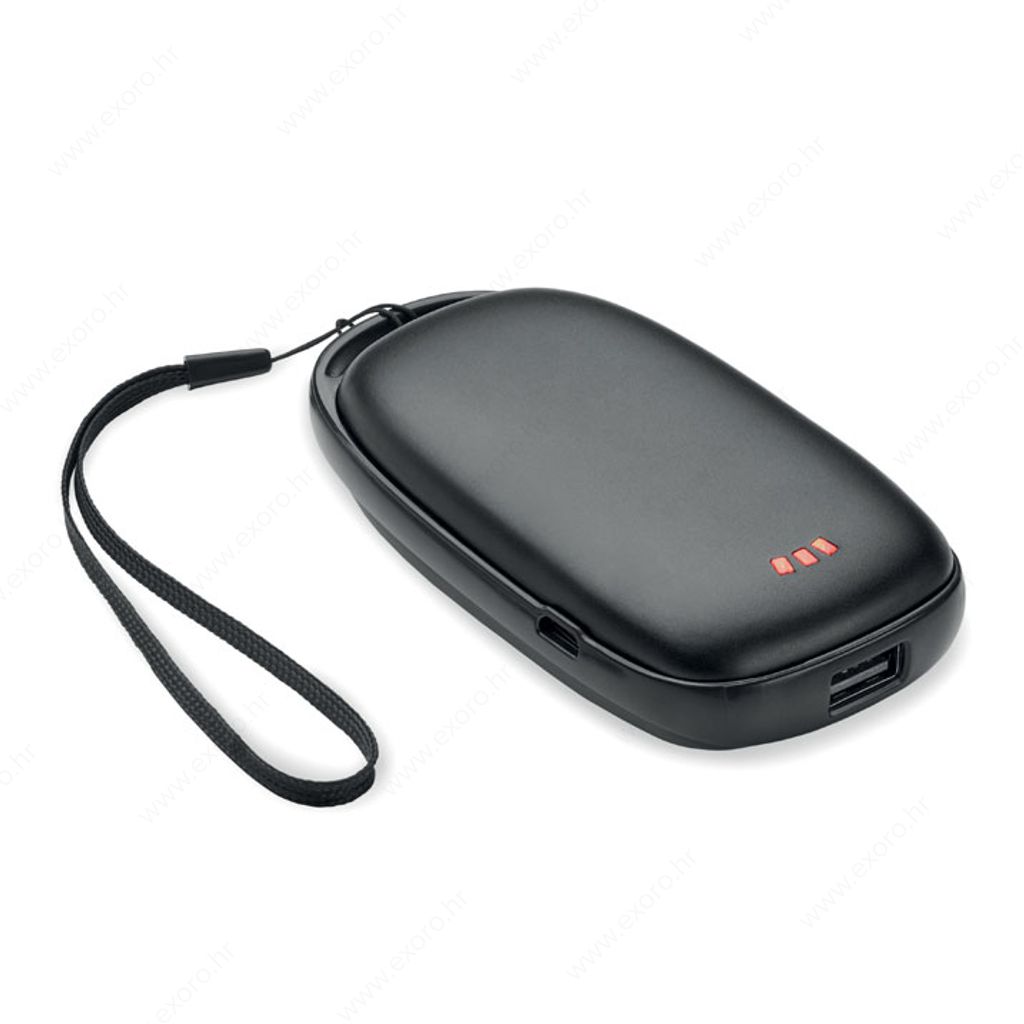 MO6949-03 Punjač prijenosni TRICPOWER + grijač ruku, 4000mAh, crni
