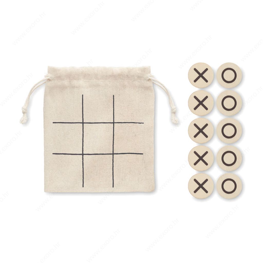 MO6954-13 Igra tic tac toe TOPOS drvena bež