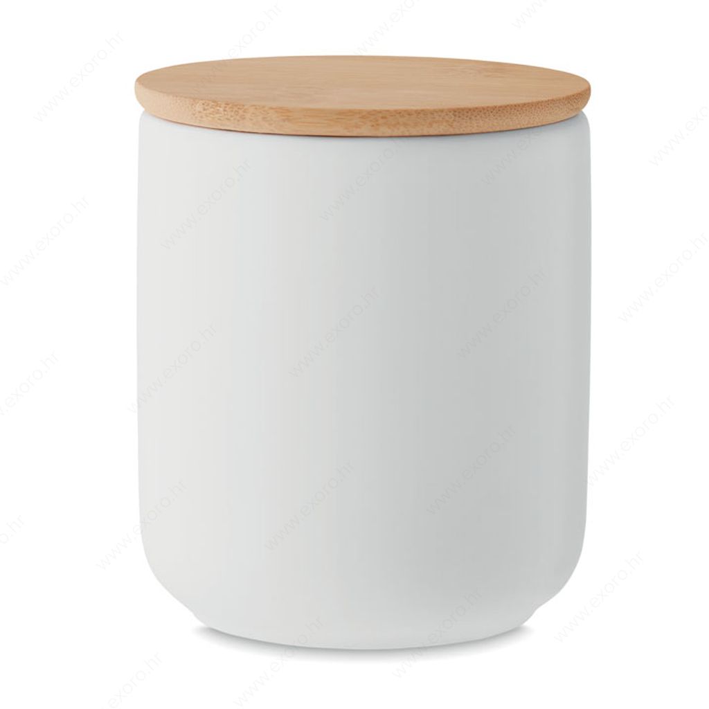 MO6986-06 Svijeća mirisna na biljnoj bazi VEIKA bijela