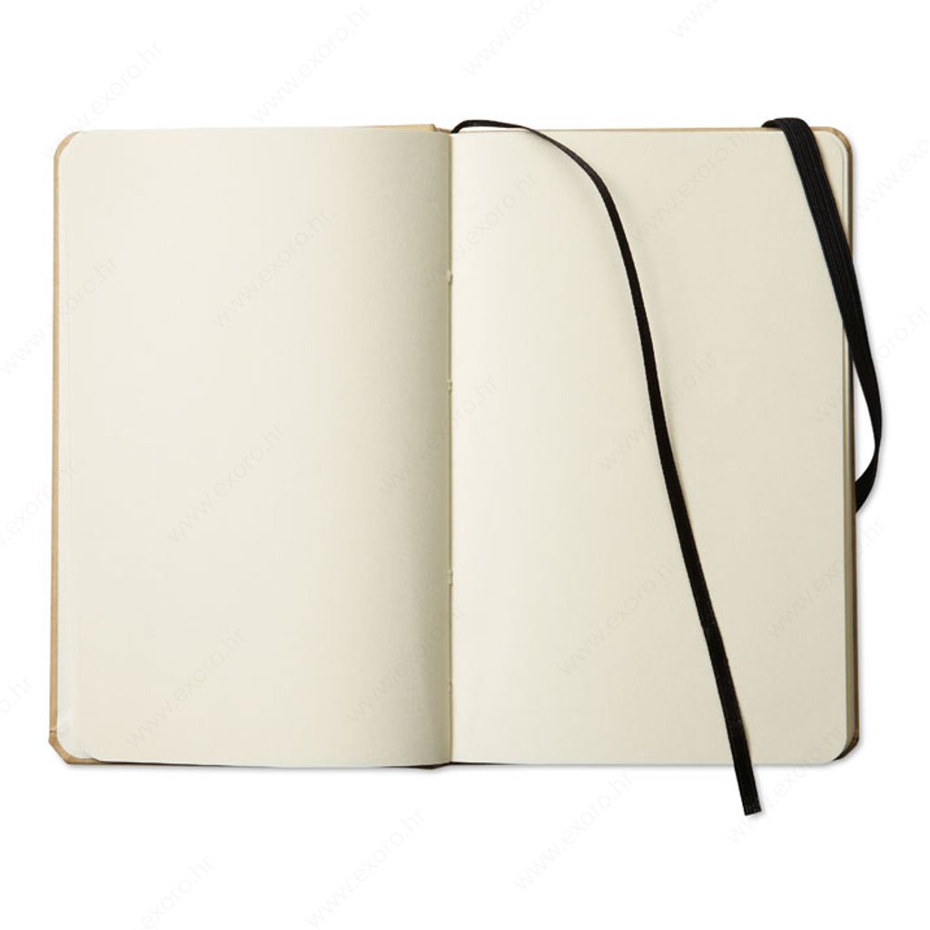 MO7431-03 Notes A6 EVERNOTE, natur/crni