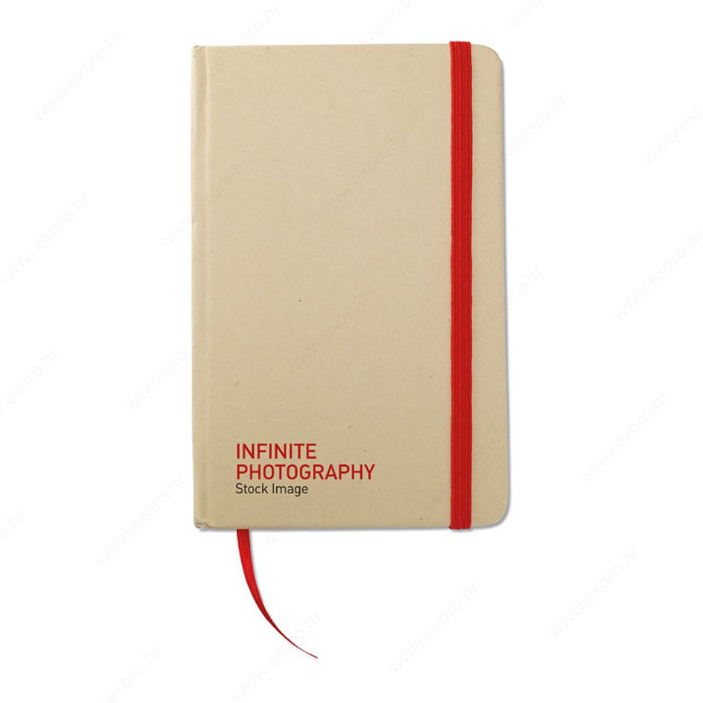 MO7431-05 Notes A6 EVERNOTE, natur/crveni