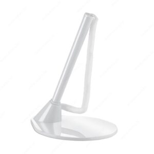 Olovka kemijska na stalku STANDUP plavi ispis, bijela