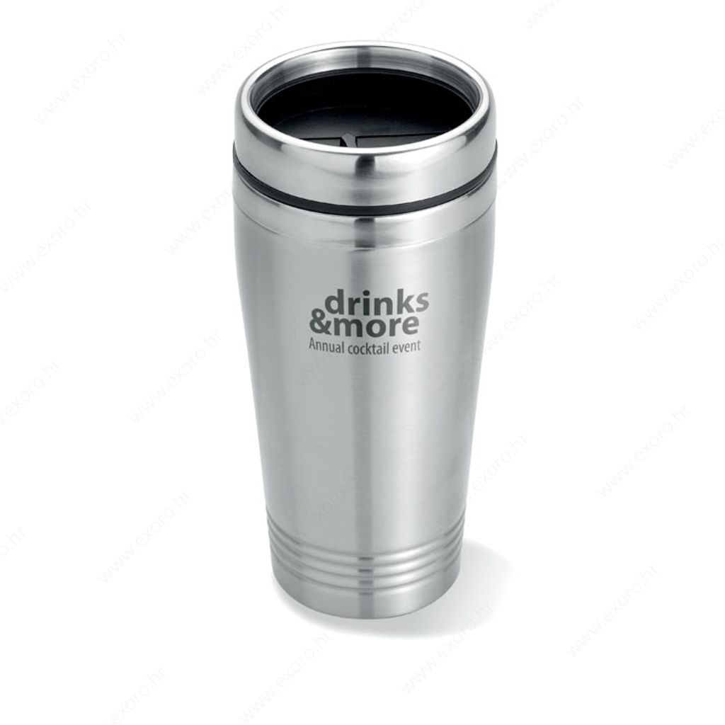 MO8125-16 Čaša RODEODRIVE termo, metalna, 400ml, srebrna