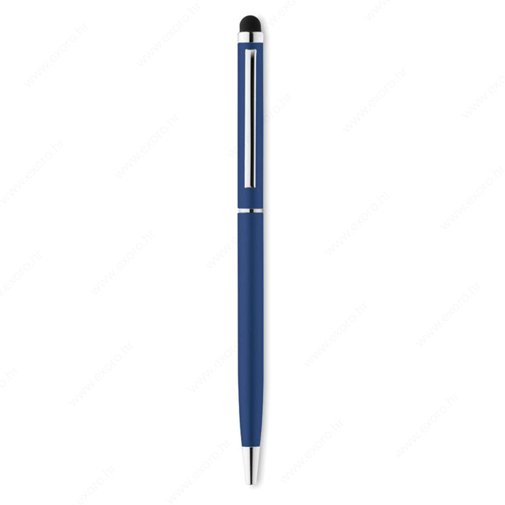 MO8209-04 Olovka kemijska NEILO TOUCH aluminijska, touch, plavi ispis, plava