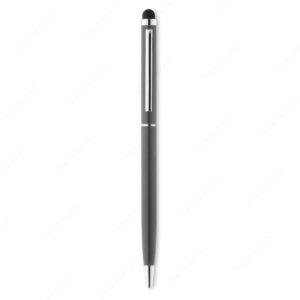 Olovka kemijska NEILO TOUCH aluminijska, touch, plavi ispis, siva (titanium)