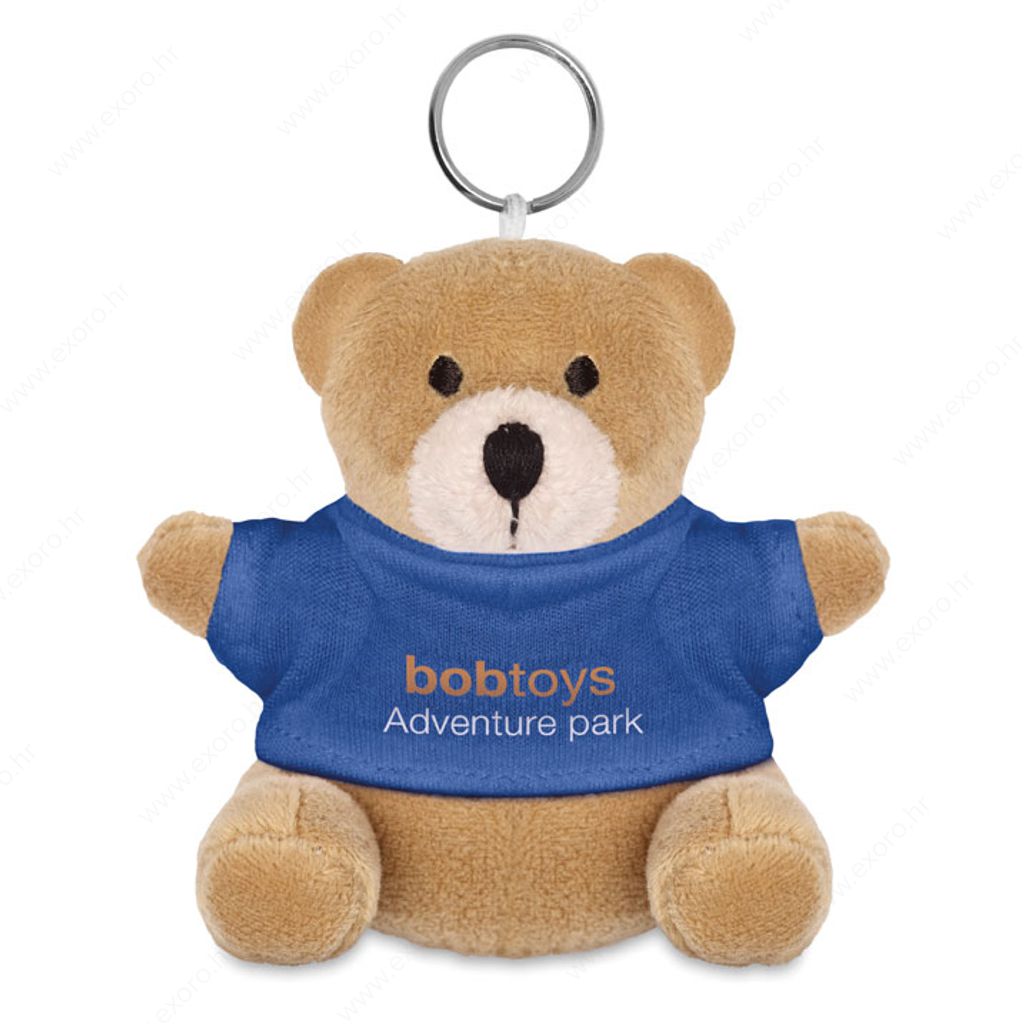 MO8253-04 Igračka plišana privjesak NIL medvjedić plava