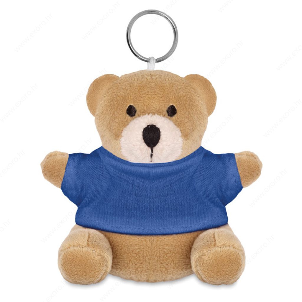 MO8253-04 Igračka plišana privjesak NIL medvjedić plava