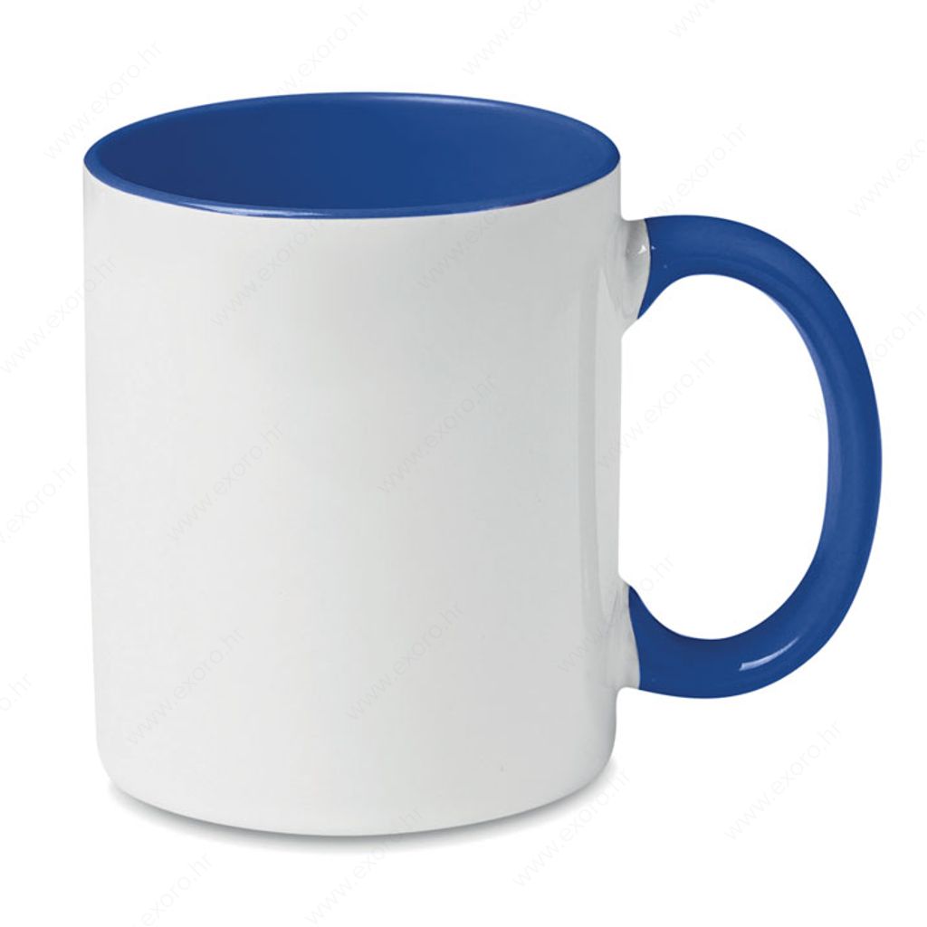 MO8422-37 Šalica keramička 300ml SUBLIMCOLY, sublim., bijelo/royal plava